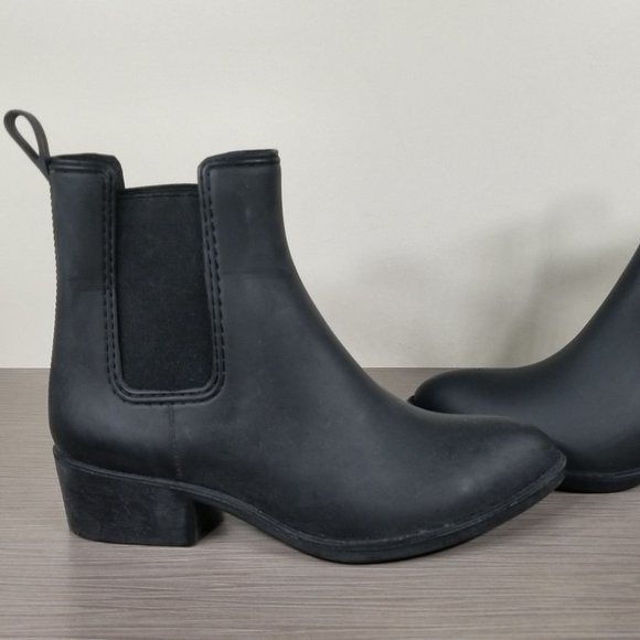 Jeffrey Campbell Stormy Rain Boot, Black, Womens Size 6 - Picture 7 of 11